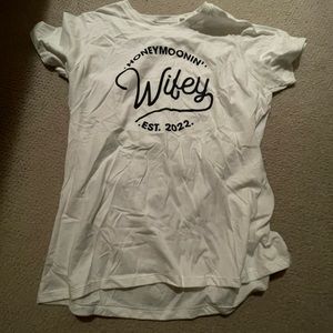 NWT Wifey Shirt for Honeymoon